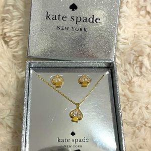 Earrings and Necklace Kate Spade